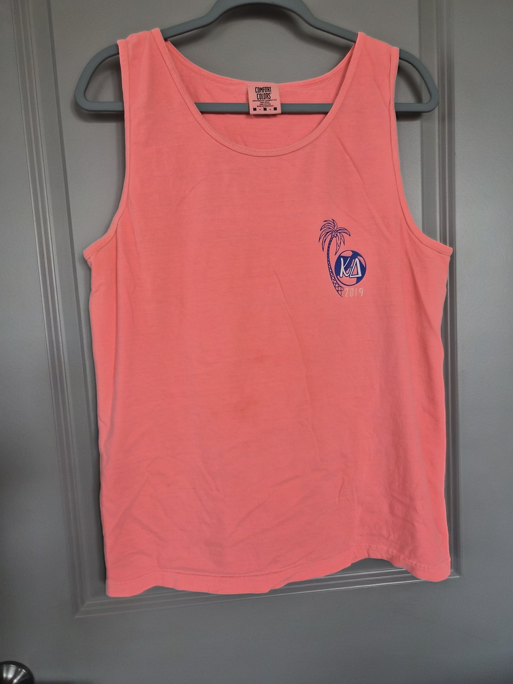 Comfort Colors Coral Palm Kappa Delta Beach Bash Pensacola Beach Graphic Tank